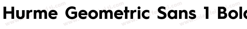 Hurme Geometric Sans 1 Bold Oblique字体转换